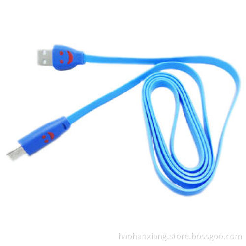 LED Smile USB Data Cable for Samsung Galaxy